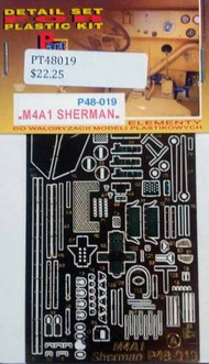  Part Accessories  1/48 M4A1 Sherman (TAM) PTP48019