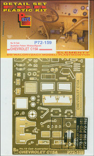  Part Accessories  1/72 Chevrolet C.15A No.13 Cab Australian Pattern PTP72159