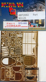  Part Accessories  1/72 F4U-1 Corsair PTS72082