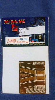  Part Accessories  1/72 Hawker Hurricane Flaps PTS72110