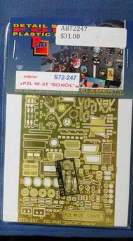  Part Accessories  1/72 PZL W-3T Sokol (exterior) (AJM) PTS72247