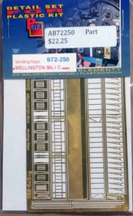  Part Accessories  1/72 Wellington Mk.Ic Flaps (TRP) PTS72250