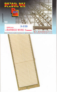  Part Accessories  NoScale Barbed Wire - Modern (400cm long) PTX039