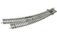  PECO TRACK  HO Code 100 Curved Right Hand Turnout (Between 14-5/8" & 17-1/4" Radius) PECST244