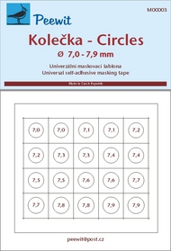 Circles 7.0 - 7.9 mm #PEE00003