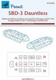 Douglas SBD-3 Dauntless Masks #PEE144030