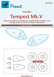 Hawker Tempest Mk.V Masks #PEE144034