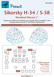 Sikorsky H-34 / S-58 masks #PEE144041