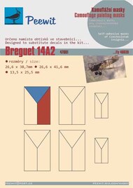  Peewit  1/48 Breguet XIV A2 - Czechoslovak insignia PEE47001