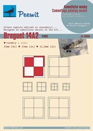  Peewit  1/48 Breguet XIV A2 - Polish insignia PEE47002