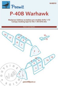 Curtiss P-40B Tomahawk (inner/outer) (AFX) #PEE48010