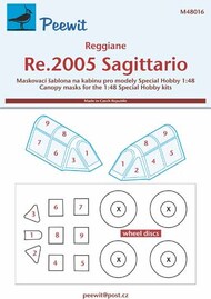  Peewit  1/48 Reggiane Re.2005 Sagittario Masks PEE48016