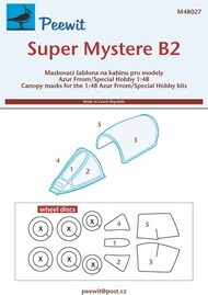 Dassault Super Mystere B2 Masks #PEE48027