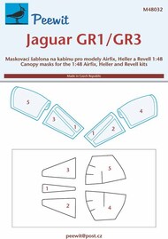 Sepecat Jaguar GR.1/GR.3 canopy frame paint mask PEE48032