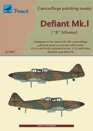  Peewit  1/72 Boulton-Paul Defiant Mk.I 'B' scheme (AFX) PEE71001