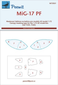  Peewit  1/72 Mikoyan MiG-17PF (AZM) PEE72051