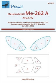  Peewit  1/72 Messerschmitt Me 262A/Avia S-92 (SME) PEE72052