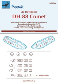 de Havilland DH-88 Comet Paint Masks #PEE72144