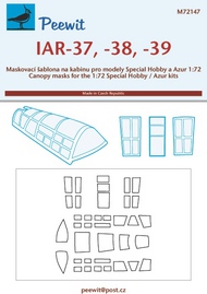  Peewit  1/72 IAR IAR-37, IAR-38, IAR-39 Paint Masks PEE72147