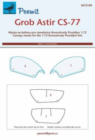 Grob Astir CS-77 Masks #PEE72190