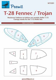 North-American T-28 Trojan/Fennec Masks #PEE72201