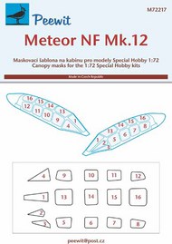  Peewit  1/72 Gloster Meteor NF.12 PEE72217