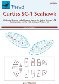 Curtiss SC-1 Seahawk Masks #PEE72226