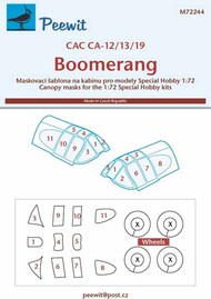 CAC CA-12/CA-13/CA-19 Boomerang Masks #PEE72244