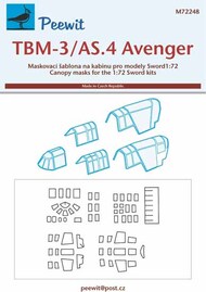 Grumman TBM-3S/AS.4 Avenger Masks #PEE72248