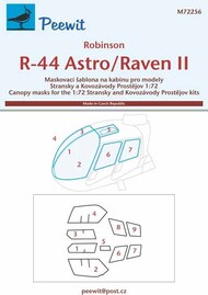  Peewit  1/72 Robinson R-44 Astro/Raven II masks PEE72256