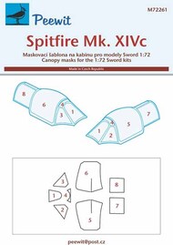 Supermafrine Spitfire Mk.XIVc masks #PEE72261