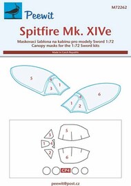 Supermarine Spitfire Mk.XIVe masks #PEE72262