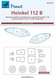  Peewit  1/72 Heinkel He.112B Masks PEE72271
