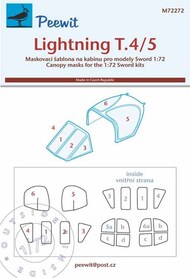 BAC/EE Lightning T.4/T.5 Masks #PEE72272
