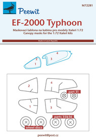  Peewit  1/72 Eurofighter EF-2000 Typhoon Masks PEE72281