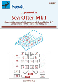 Supermarine Sea Otter Mk.I Masks #PEE72283