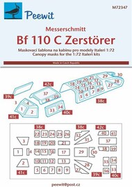 Messerschmitt Bf.110C-3/C-4 Zerstorer Masks #PEE72347