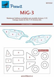 Mikoyan MiG-3 Masks #PEE72352