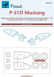 North-American P-51D-5 Mustang Masks #PEE72353