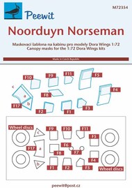 Noorduyn Norseman Masks #PEE72354