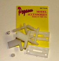  Pegasus Hobbies  1/24-1/25 T & O's Parts (2) to Make Hopper Kits PGH1017
