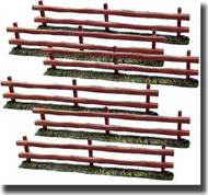 Multi-Scale for 1/72-1/32 Wooden Fences (6) (Pre-Painted) #PGH5201