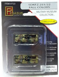  Pegasus Hobbies  1/144 Sd.Kfz.251/22 Halftrack (Camouflage) (2) (Assembled) PGH723