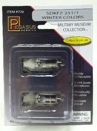 Sd.Kfz.251/1 Halftrack (Winter Camouflage) (2) (Assembled) #PGH726