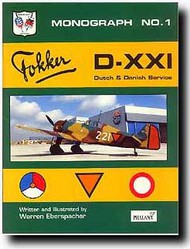  Phalanx Publishing  Books Monogram #1: Fokker D-XXI: Dutch and Danish Service DEEP-SALE PHA4013