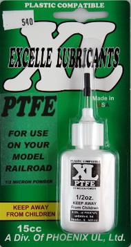 1/2oz. PTFE (Teflon) Plastic Compatible Lubricant for Sliding Parts, Coupler Faces & etc. #PXU540