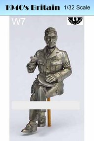  Phoenix Model Developments  54mm Collection - RAF Flt Lt seated with drink PXUW7