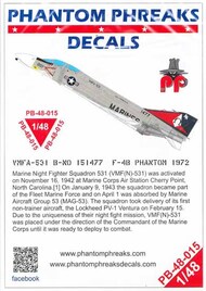 F-4B Phantom II VMFA-531 Grey Ghosts 1972* #PPD48015