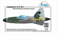 Lippisch Li P.13 Schnell Bomber Luftwaffe Project #PLN25572