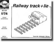  Planet Models  1/72 CMK - Railway track + lie /2 pcs/ PNLMV054